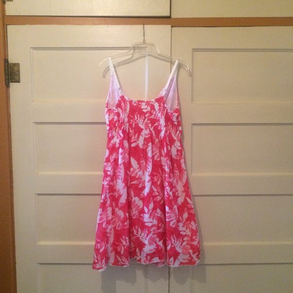 LIGHTWEIGHT Sundress or Tunic with Tropical Print - Picture 2 of 5